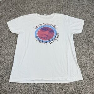 Smashing Pumpkins Infinite Sadness Tour Shirt Adult XL White Pacific Tag